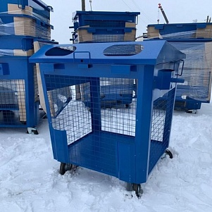 Контейнер 1,1 м3 для РСО (под стекло)